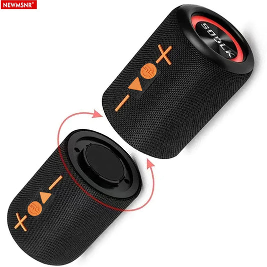 (2 In 1)Shocking Bass Portable Bluetooth Speaker RGB Light Effect Surround Sound Wireless Subwoofer Boombox Home Outdoor Karaoke